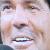 An extreme close up of Eric talking on the mike.