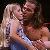A pic of HBK holding some little girl in the middle of the ring.